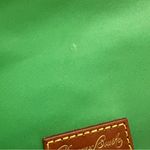 Dooney & Bourke North South Triple Zip Green Nylon Embroidered Duck Crossbody Photo 12