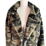 Miley + Molly  Super Soft Open Front Camo Teddy Jacket Photo 8