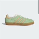 Adidas  Gazelle indoor mint green spark gum sole sneakers Photo 1