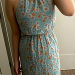Forever 21 halter daisy side slit maxi dress Photo 5