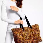 Michael Kors Animal Print Jet Set Travel Packable Tote, New w/Tag Retail $178 Photo 0