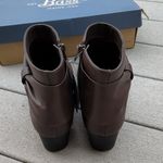 NWT G.H. Bass Bethany Bow Ankle Booties | G.H. Bass Brown Bow Ankle Boots Size 10 Photo 4