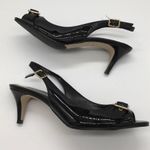 Cole Haan Grand OS Peep Toe Slingback Heel - Black - 8 Photo 7