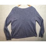 Eileen Fisher Organic Linen Cotton Sweater Purple L/S Boat Neck Women's Large L Photo 1