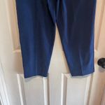 Alfred Dunner  Blue Elastic Waist Pull On Casual Dress Pants Trousers 12 Soft Photo 7