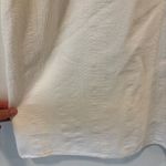 Faherty  Annabelle White Organic Cotton Flax Dress Peasant Cottagecore Costal Photo 8