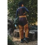 Free People FP Movement Hit the Slopes Fleece Overalls Camel Combo Sz Large NWOT Photo 10