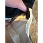 Ramy Brook  White Cold Shoulder Mock Neck Tie Back Bell Sleeve Blouse Top M Photo 6