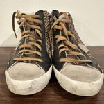 PHILIPPE MODEL Leopard Suede Metallic High Top Size EU 40 Tan Photo 11