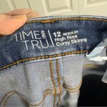 Time & Tru medium and dark wash skinny jeans lot of 2 size 12 regular Blue Photo 3