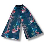 California MoonRise Size S Floral Wide Leg Pull Photo 0