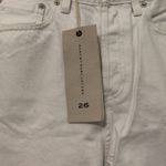 Marc Jacobs  Womens Big Jean 26 White Capri‎ Denim Embroidered Cropped NWT Photo 7