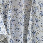 NWT size M/L crepe floral print beach coverup kimono. Blue Size L Photo 4
