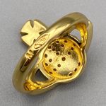Vivienne Westwood  Elegant Gold-Tone Ring with Orb Design Photo 4