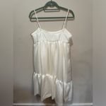 Black Halo  Dixie Tiered Crepe Dress White, size Large‎ Photo 2