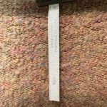 Free People  Womens Cropped Boho Wool Blend Knit Sweater S Fringe Hem V Neck Photo 5