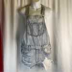 American Eagle Outfitters Be Still My Heart 1-piece Blue Denim Jumper size small Photo 3