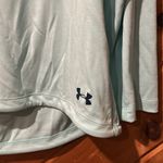 Under Armour  bright blue athletic hoodie pullover heat gear top Photo 2