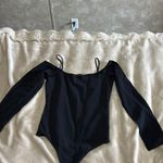 ALLSAINTS  Bodysuit Black Long Sleeve Photo 1