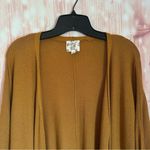 Hippie Rose  Golden Mustard Side Tie Open Cardigan Photo 1