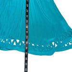 Ramy Brook  V-neck Sleeveless Teal Mini Dress LARGE Photo 6