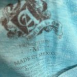 Awake Sky Blue Tie Dye Tee Cotton Comfy Lightweight Short Sleeve Shirt  Womens M Photo 5