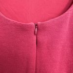 Boden Dark Dusty Rose Ribbed Midi Dress Short Sleeve Scoop Neck Size 14 R US Pink Photo 5