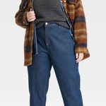 Universal Threads NWT Universal Thread‎ Blue Denim 5 Pocket Straight Leg Balloon Jean Jeans 18W Photo 0