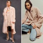 Free People New!  Cuff It Coat in pink,‎ size L Photo 5