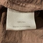 Eileen Fisher SILK TAUPE BROWN JACKET BLAZER M Photo 5