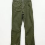 Reformation Toby Zip Front Ultra High Rise Bootcut Pants Photo 1