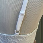 High Low Maxi High Slit Romper Dress Size S White Photo 3