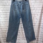 Cider  Women’s Distressed Wide Leg High Waisted Jeans Size‎ Large Photo 1