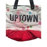Kate Spade Uptown Downtown Canvas Tote Shoulder Bag Photo 5