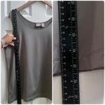 Chicos Nylon Blend Green Sleeveless Shell Tank Top Plus Size XL Photo 2