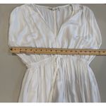 Elan  Maxi Dress Womens XS White Cover Up Vacation Beach Travel Bride Indie Boho Photo 4