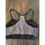2 for $30 Jockey Padded Stripes Women’s Yoga Running Sports Bra Sz M Black Size M Photo 1