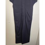 Everlane  The Easy Workwear Jumpsuit Short Sleeve Navy Size Small Utility Gorp Photo 5