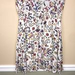 Olivaceous Women’s Boho Floral Print Swiss Dot Flutter Sleeve A-Line Mini Dress Photo 4
