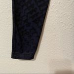 Spanx Blue & Black High Rise Full Length Leggings Womens S Compression Yoga Pant Photo 2