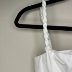 Oh Polly NWOT Womens White Corset Cropped Top with Braided Straps Size 0 Photo 3