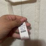 Talbots  nwt cream size large cow neck sweater Photo 1