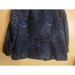 Chico's  Jacquard Floral Paisley Blazer Size 8 Photo 6