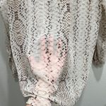 Violet+Claire Women's Snake Print Blouse Photo 3
