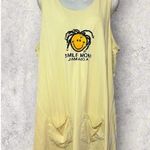 Smile Mon! Jamaica Embroidered Tourist Coverup Up Women’s One Size Yellow Size L Photo 0