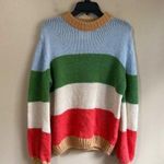 Fantastic Fawn  large striped sweater Photo 0