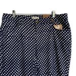 Coldwater Creek Women Jeans 16 Seeing Spots Ankle Jeans Blue White Polka Dot NEW Photo 3