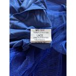 Minuet  Blue Black Formal Mini Dress NWT Size Medium Blue Strapless Prom Dress Photo 6