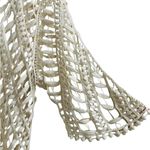 Poetry  Open Knit Crochet Top 3/4 Sleeve Boho Hippie Beach Festival Size M/L Photo 4