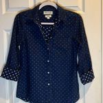 Madewell  Denim Polka Dot Button Down Pocket Shirt Size XS Photo 0